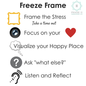 Freeze Frame Stress Relief