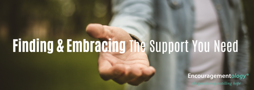 Reaching out a hand for support